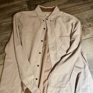 Mens Long Sleeve Button Down Size XL